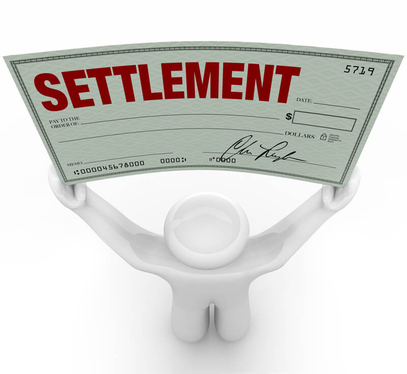 out of pocket cash settlement agreement