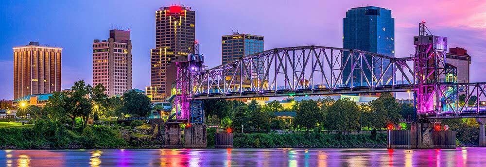 Skyline of downtown Little Rock, AR