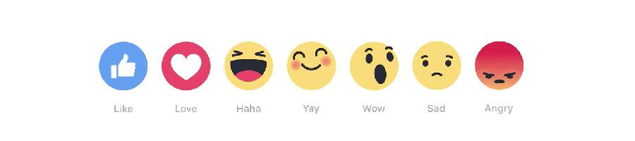 social media emoji and reactions graphics