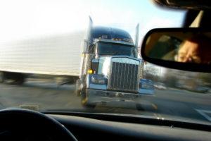 semi-truck veers into oncoming traffic