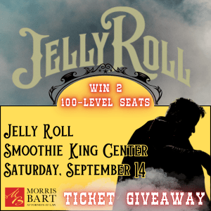 Morris Bart Jelly Roll Ticket Giveaway