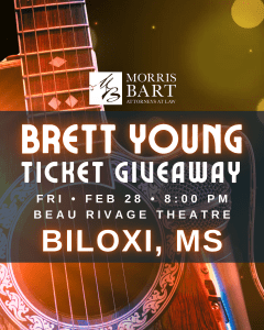 Morris Bart Brett Young Ticket Giveaway